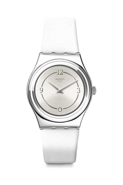 Swatch Women's White Wristwatch