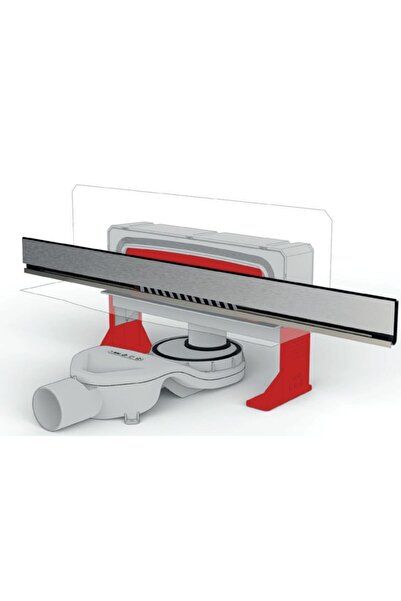 evimetal - 60 Cm Duvar Gideri - Wallline - 304 Kalite Paslanmaz - Kokusuz Yan...