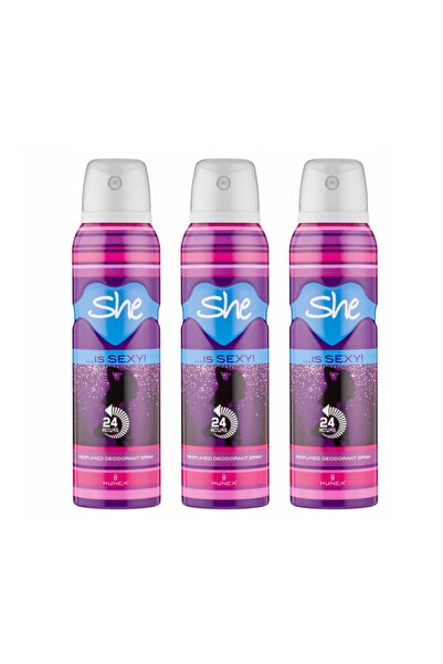 She Is Sexy 3'lü Deodorant 150 Ml