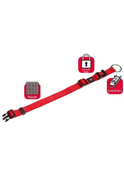 Karlie Art Sportiv Plus Kilitli Köpek Boyun Tasması Xs 20-35 Cm Kırmızı