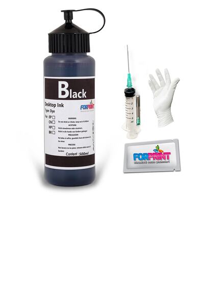 FORPRİNT Epson 664 Uyumlu 500ml Siyah Mürekkep (L1300 L365 L565 L220)