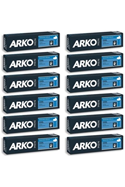 ARKO Men Cool Tıraş Kremi 12'li Paket 100 Gr