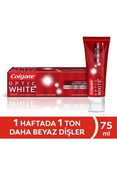 Colgate Optik Beyaz Parildayan Beyazlik Beyazlatici Dis Macunu 75 Ml Trendyol