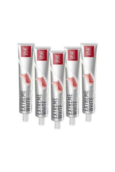 Splat Extreme White Toothpaste 75 Ml * 5 Pieces