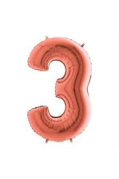 EventPartyStore Rose Gold Number Balloon Foil 3