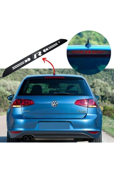 Carmind Vw Golf 7 R Style Karbon Arka Fren Lambası Sticker