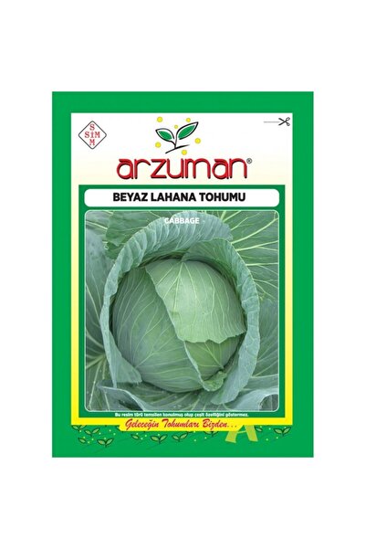 Arzuman Beyaz Lahana Tohumu 10 Gram