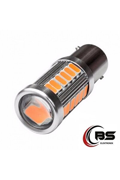 Cin 1156 Soket Düz Tırnak Turuncu 33 Led Mercekli