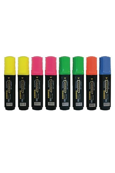 Lineplus Power Line 700 - 8-Piece Highlighter Set, Special Advantage