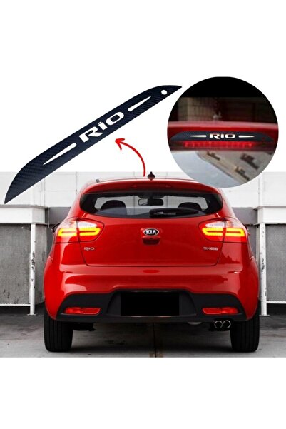 Carmind Kia Rio Hb Karbon Arka Fren Stop Lambası Sticker 2011-2017
