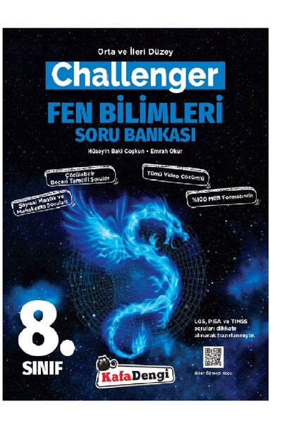 Kafa Dengi Yayınları Kafadengi 8. Sınıf Challenger Fen Bilimleri Soru Bankası