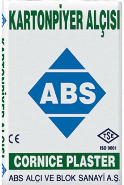 ABS Çabuk Donan Hızlı Donan Kartonpiyer Alçısı 20 Kg