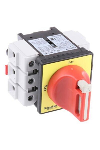 Schneider Electric 22kw 57a Sarı Plaka Kırmızı Mandal Vario Şalter