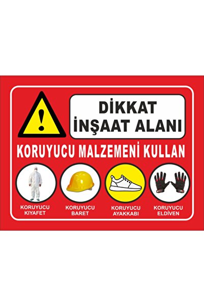 Birim Matbaa Şantiye Uyarı Levha Inşaat Alanı Ikaz Levhaları Tabela Levha
