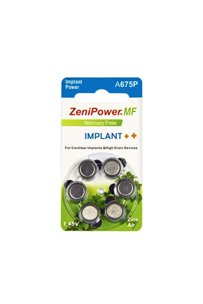 ZeniPOWER Implant Pili (koklear-cochlear) 1 Paket-6 Adet A675p