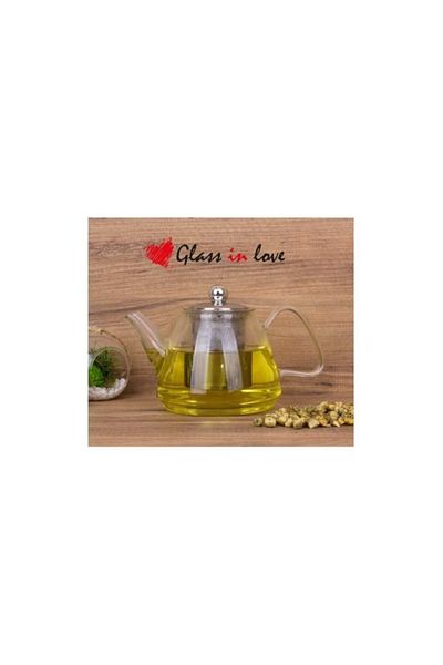Glass In Love 950 ml Silicone Teapot with Strainer