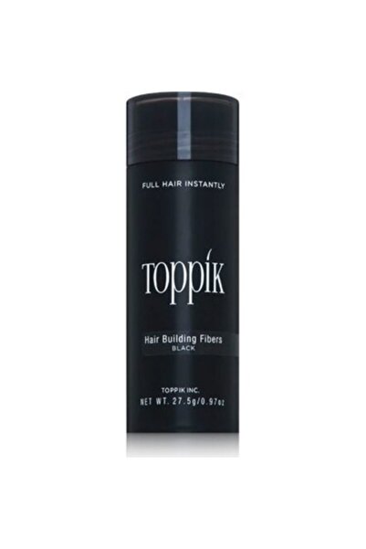 Toppik ألياف بناء الشعر، إخفاء الشعر الفوري، ألياف شعر للرجال والنساء، أسود - 12 جرام