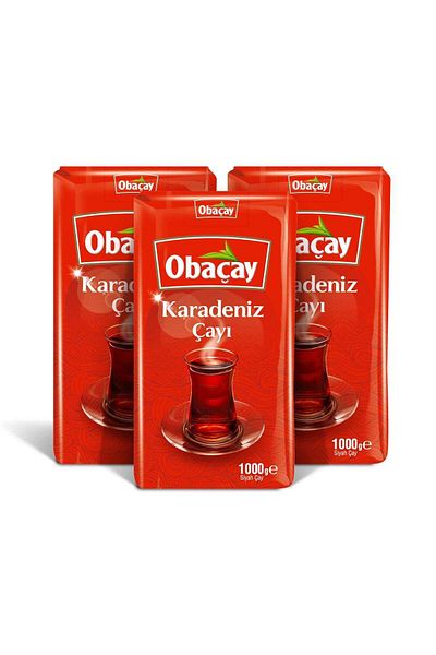 Obaçay شاي البحر الأسود 1 كيلو 3 حبات