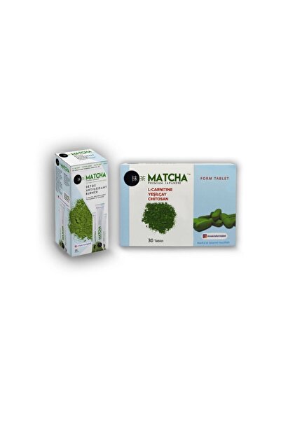 Bilge İlaç Matcha Çayı X Matcha Form Tablet Mix Paket
