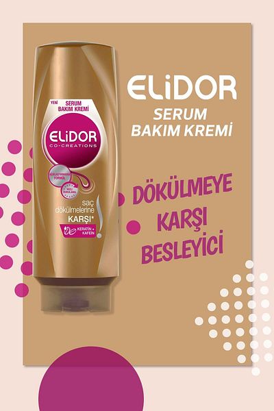 Elidor Hair Care Cream Anti-Shedding Nourishing 500 Ml X 2