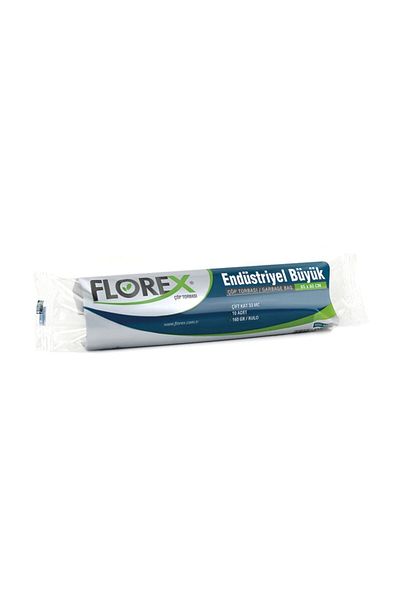 Florex Industrial Large Garbage Bag 160 Gr (25 Rolls / 250 Pieces)