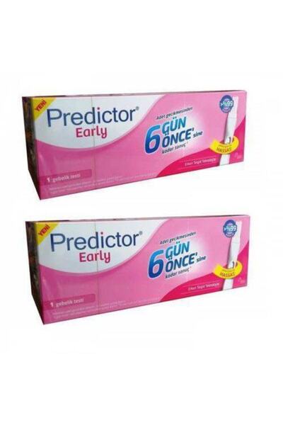 Predictor Early Erken Gebelik Testi 2 Adet Ücretsiz Kargo
