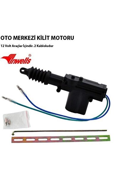 Genel Markalar Merkezi Kilit Motoru Tek Motor 2 Kablo 12 Volt ( Arka - Bagaj )
