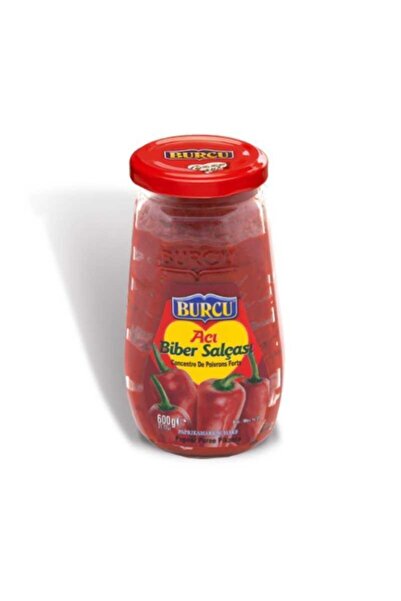 BURCU Biber Salçası Acılı Cam Kavanoz 600 gr