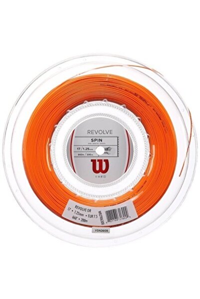 Wilson Revolve Spin 1,25 Mm. Rulo Raket Kordajı 200 Metre Turuncu