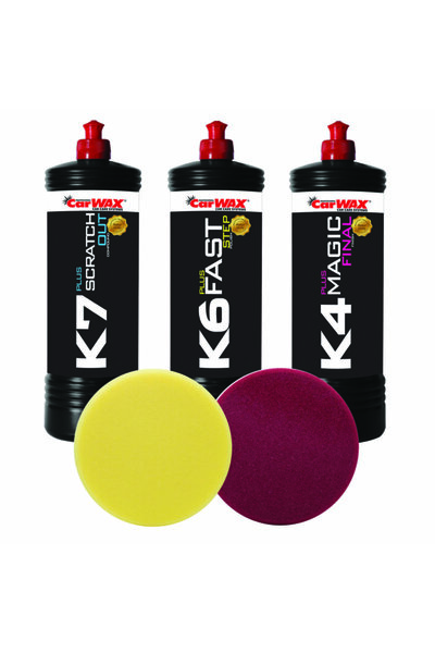 Carwax Kalın Cizik - Orta Çizik - Cila Boya Bakım Koruma Set'i 3 X 1 Lt