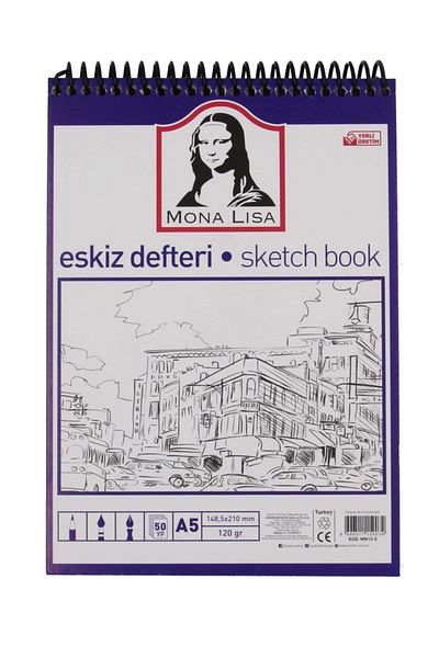 Monalisa Sketchbook A5 120 G 50 Yp Wire
