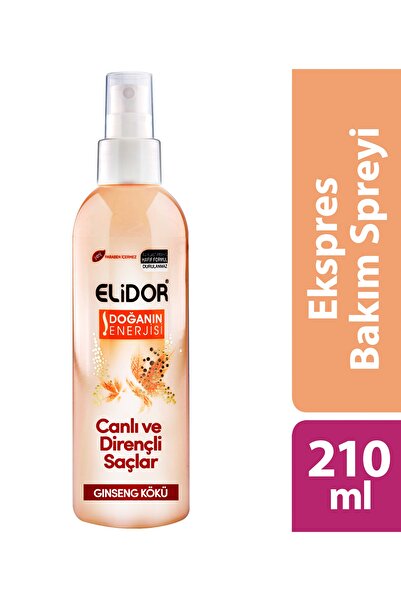 Elidor Express Saç Bakım Spreyi - Canlı Ve Dirençli Saçlar 210 Ml