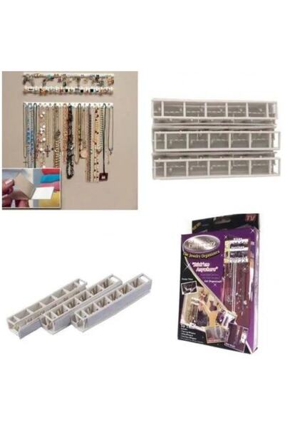 CMT Dolabı Mücevher Askılık Kolye Küpe Düzenleyici Rafı