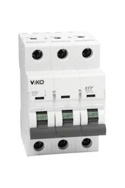 VİKO 3X32A B Type 3Ka Three Phase Automatic Fuse