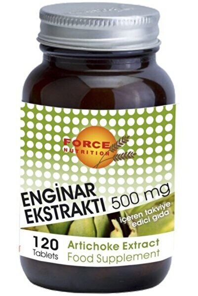 Force Nutrition Artichoke - Enginar Ekstraktı 500 mg 120 Tablet
