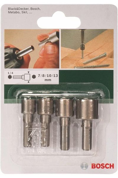 Bosch طقم مقبس 4 قطع