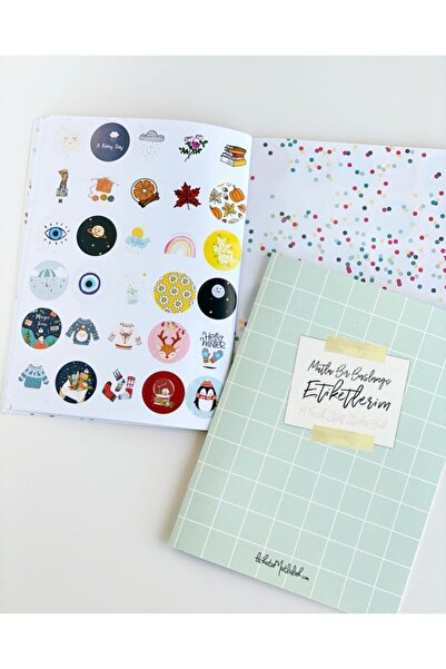 Bikutumutluluk Hediyelik - Mutlu Bir Başlangıç Etiket Kitabı - Sticker Book