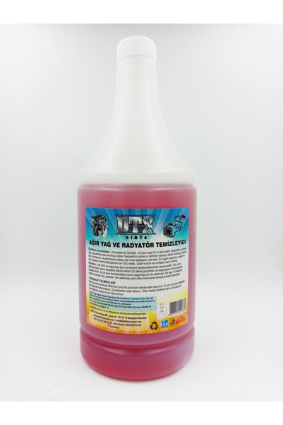 Dtx Kimya Oto Kalorifer, Radyatör Ve Petek Temizleyici Yağ Sök. Etkili 1 Litre