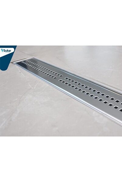 Sukar Paslanmaz Duş Kanalı Yer Süzgeci Duş Izgarası 30cm