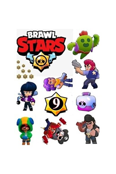Yenilebilir Kağıt Wafer paper Blawlstars Şekerli Yenilebilir Kağıda Resimli P...