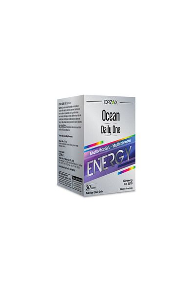 Orzax Ocean Daily One Energy 30 Tablet Trendyol