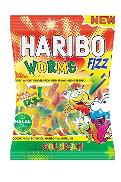 Haribo Fızz Worms (ekşi Solucan) - 24'lü