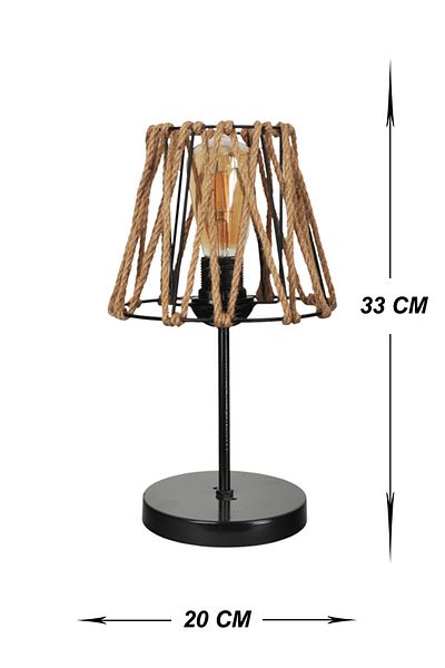 VENON Black Güven Chandelier Edis Table Lamp - Case 0049765