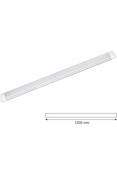 Genel Markalar 6 Adet Beyaz 36 watt 120 cm T5 Led Floresan Yatay Bant Armatür