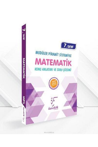 Karekok Yayinlari Karekok 7 Sinif Matematik Mps Konu Anlatimli Soru Cozumlu Trendyol