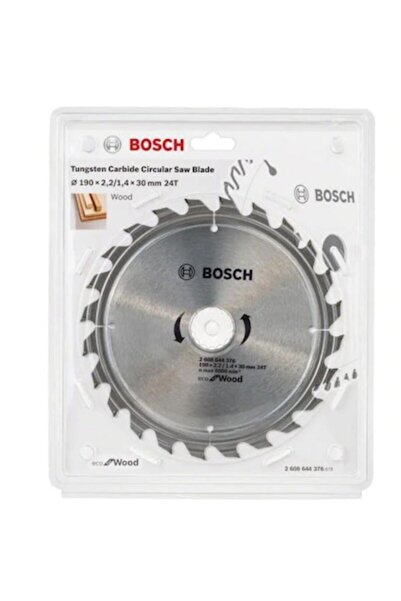 Bosch Daire Testere Bıçağı Diski 190 X 2,2/1,4 X 30 Mm 24 Diş