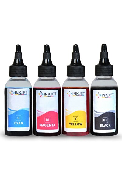 inkjet Canon G3410 Uyumlu Kartuşlu Yazıcı Mürekebi 4x100 Ml G3411