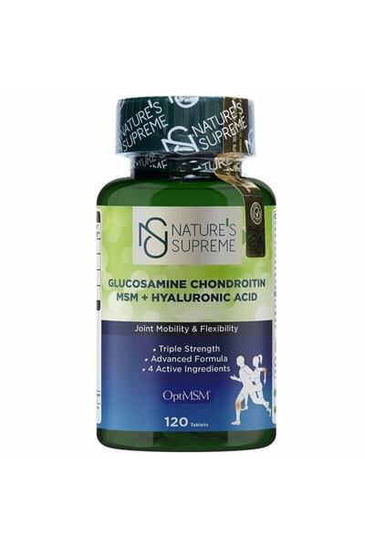 Nature's Supreme Glucosamine Chondroitin Msm + Hyaluronic Acid 120 Tablet