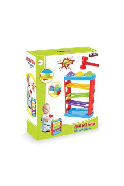 PİLSAN Unisex Kids Red Mini Ball Game