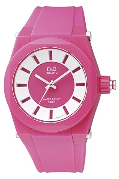Q&Q Κανονικό Αναλογικό Παιδικό Ρολόι με Κόκκινο Καντράν - VR32J006Y